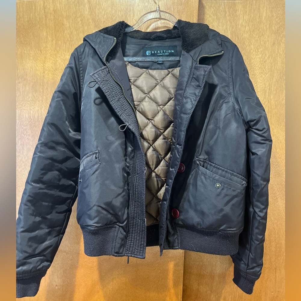 Kenneth Cole Reaction Bomber Jacket Medium
